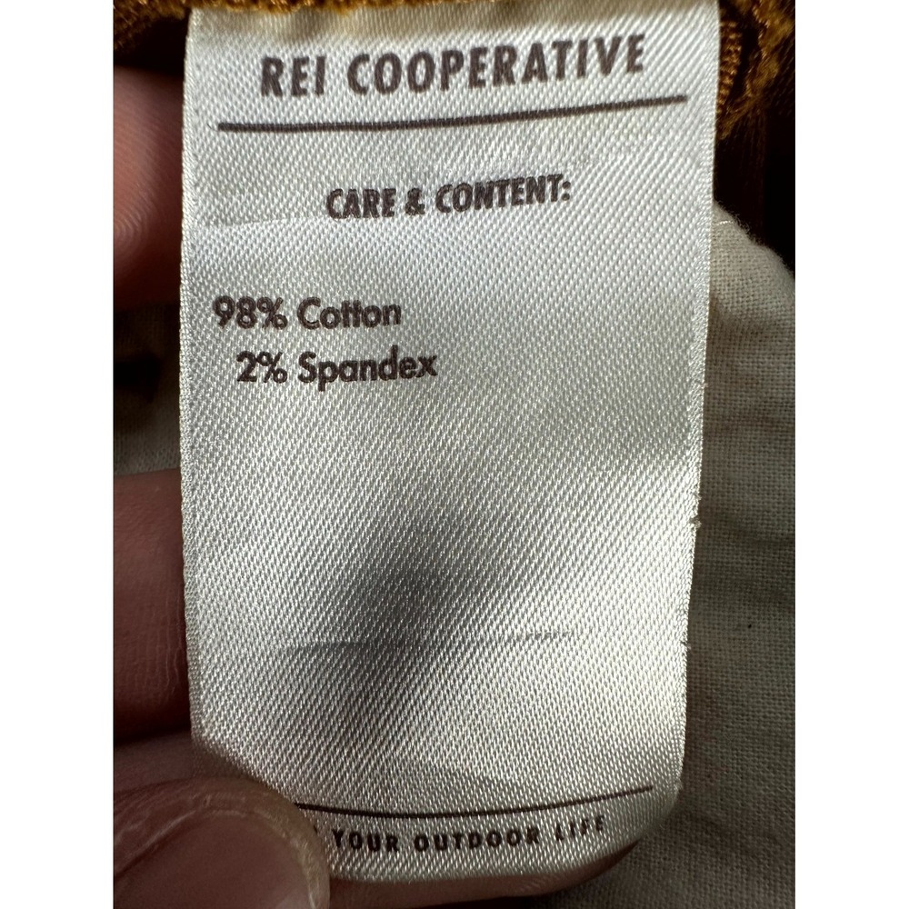 REI Joggers Pants 34x30 Rust Brown Co Op Trailsmith Double Knee Minimalist READ - Picture 8 of 9